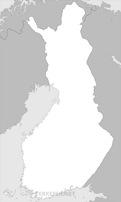 Finnország vaktérkép